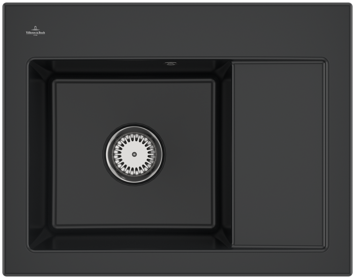 Hier ist eine Nahaufnahme der Subway 45 Compact in pure Black zu sehen