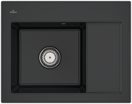 Hier ist eine Nahaufnahme der Subway 45 Compact in pure Black zu sehen 